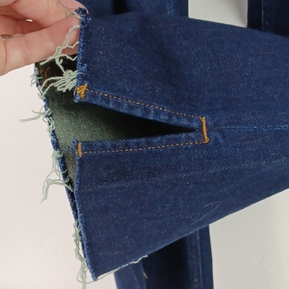 VIGOSS DESTRESSED STRETCH  RAW HEM GORGEOUS SKINNY JEANS SZ 24W - Picture 4 of 11